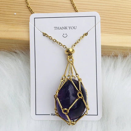 Jewelance™ - Verstelbare Kristallen Stenen Houder Ketting