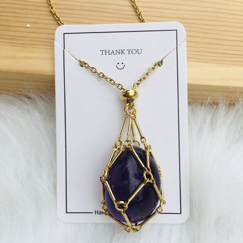Jewelance™ - Verstelbare Kristallen Stenen Houder Ketting