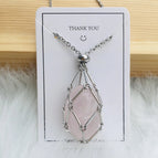 Rozenkwarts / Zilver