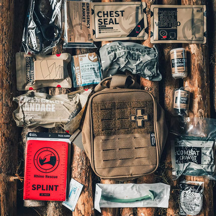 -SE IFAK Trauma First Aid Kit,Tactical Medical Pouch for Car Home Travel Hiking and Camping,Emergency Survival Gear