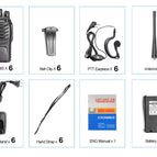6 stuks met oortelefoon / Eu