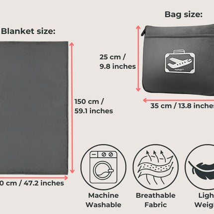 FlyHugz® Blanket & Comfort Bag