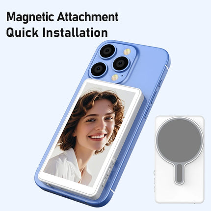 Suitable for iPhone and Android Smart Magnetic Wireless Phone Vlog Selfie Monitor Screen