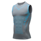 Grijs - Blauw / S (50-60 kg)