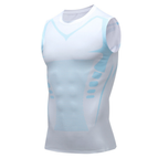 Wit - Blauw / S (50-60 kg)